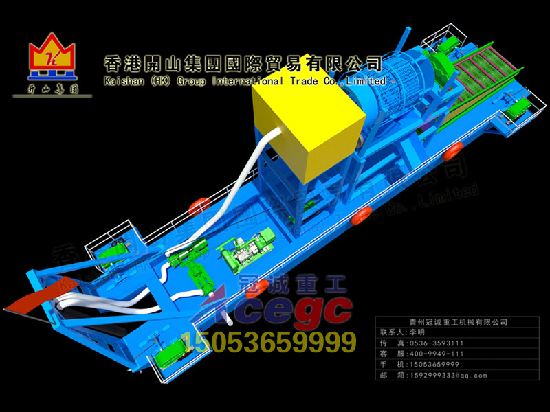 绞吸式淘金船